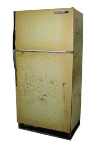 Old refrigerator